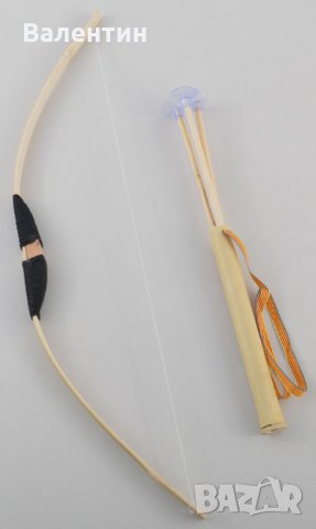 Сувенирен лък - с 3 стрели - залепващи
