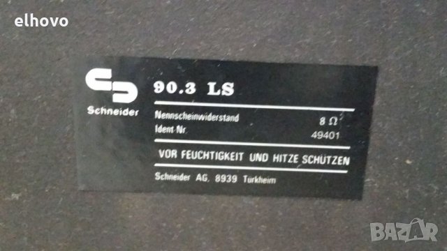 Тонколони Schneider 90.3 LS 2, снимка 4 - Тонколони - 27259071