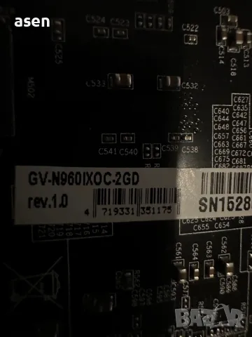 Видео карта GIGABYTE GeForce GTX 960 2GB OC, снимка 4 - Външни хард дискове - 49147413
