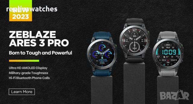 смарт часовник Zeblaze ares 3 pro, снимка 4 - Мъжки - 43710260