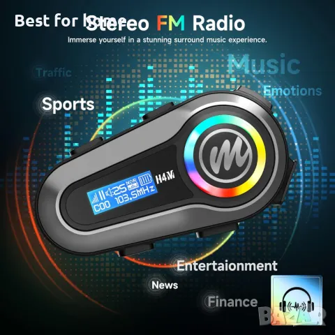 Слушалки за мотоциклетна каска Moman, снимка 7 - Слушалки и портативни колонки - 49902022