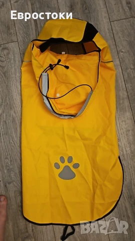 DQGHQME Дъждобран за кучета със светлоотразителни ленти, регулируем, с качулка, снимка 7 - За кучета - 50704330