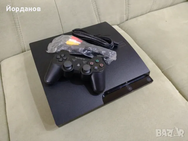 Playstation 3 Slim комплект с джойстик и кабели 
