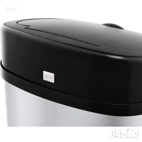  Кош за боклук със сензор Lamart, Инокс, 42л - 24 месеца гаранция, снимка 3 - Друга електроника - 49667103