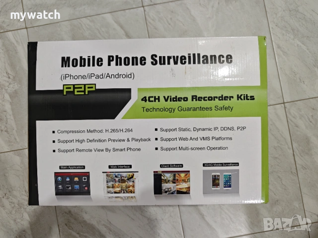 Комплект за видеонаблюдение, снимка 2 - Комплекти за видеонаблюдение - 53210726