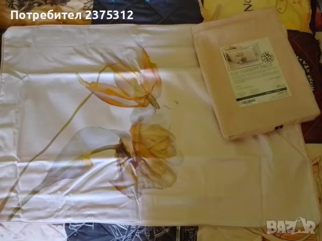 Красиви луксозни чаршафи 100% сатениран памук, снимка 5 - Спално бельо - 49069797