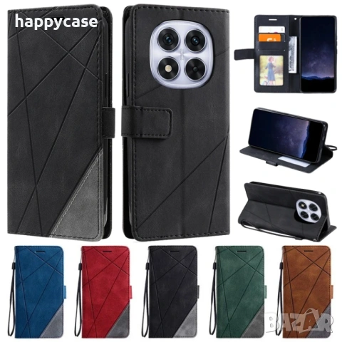 Xiaomi Redmi Note 15 14 13 Pro / TRIANGLE Кожен калъф кейс тип тефтер, снимка 11 - Калъфи, кейсове - 44535464