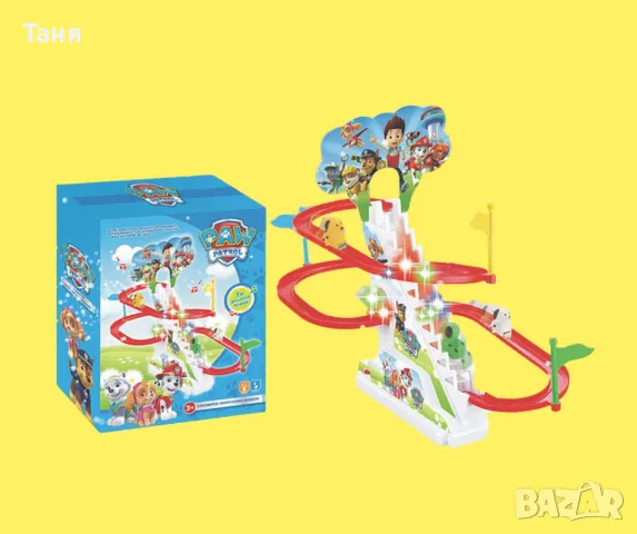 Пързалка Пес Патрул, Музика и светлини, Многоцветен, снимка 5 - Коли, камиони, мотори, писти - 48473595