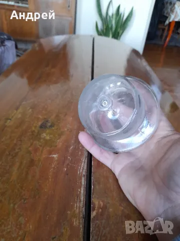 Стара стъклена запушалка,тапа #3, снимка 2 - Други ценни предмети - 48946373