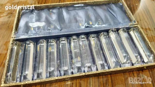 стари кристални поставки за прибори за хранене , снимка 8 - Антикварни и старинни предмети - 50147746