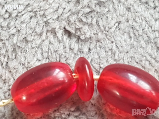 Османска кехлибарена броеница , снимка 4 - Антикварни и старинни предмети - 53174590