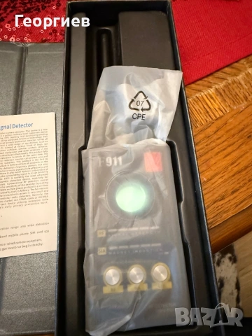 F911 Детектор за скрити камери и микрофони, снимка 3 - Друга електроника - 53399296