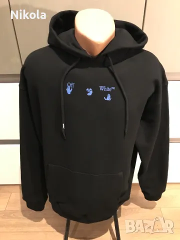 OFF-WHITE Liquid Mirko Print , Oversized - суичър, размер: S, снимка 2 - Суичъри - 48354531