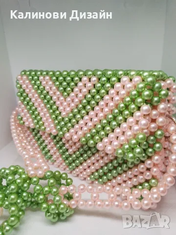 Мини чанта "Зелена ябълка", снимка 1