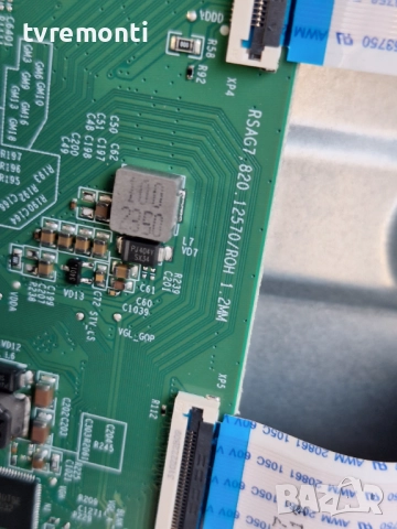 TCon BOARD,RSAG7.820.12570/ROH за 50-инчов телевизор HISENSE Модел  50A6K, с дисплей  HD500H1U01-T0L, снимка 2 - Части и Платки - 52635396
