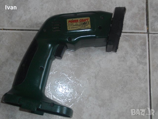 18 Волта-Боди-Виброшлайф-Акумулаторно-Делта-Триъгълен-Power Craft, снимка 5 - Други инструменти - 33466559