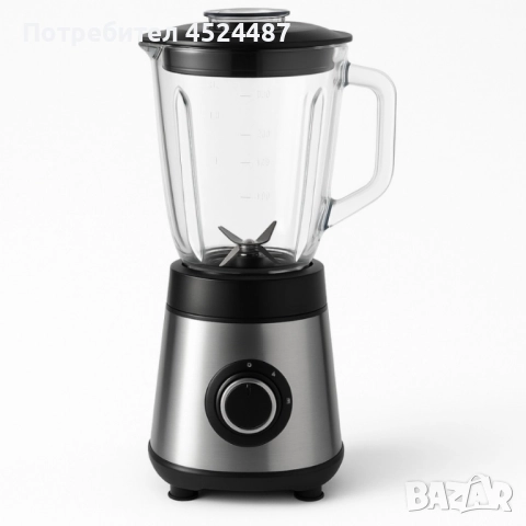 Блендер Muhler, 500W, 1.5 л, стъклена кана