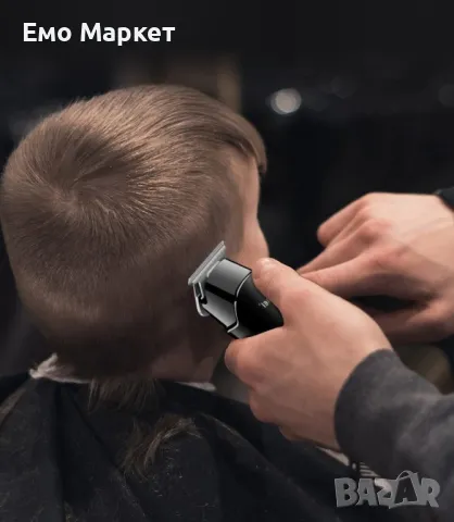 Безжична машинка за подстригване Kemei с LED дисплей, снимка 4 - Машинки за подстригване - 48937381