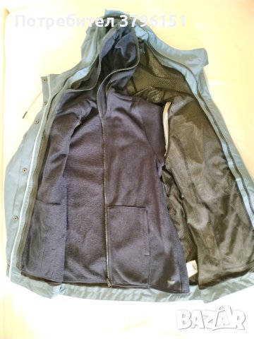 Дамско непромокаемо яке 3 в 1 за трекинг пътувания Forclaz, размер М, снимка 3 - Якета - 43762756