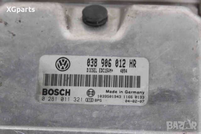  Компютър двигател за Skoda Fabia I 1.9sdi 64 к.с. (2000-2007) 038906012HR, 0281011321, снимка 2 - Части - 52452401