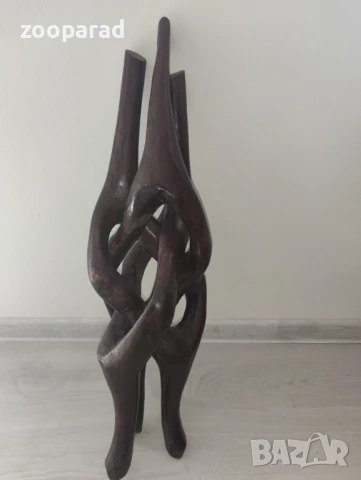 Африканска холна масичка с оригинални подвижни крачета. , снимка 11 - Антикварни и старинни предмети - 51009288