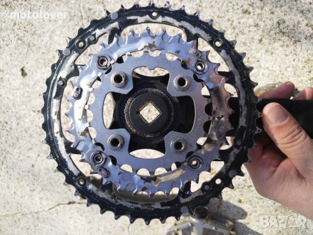 Курбели Деоре Hollowtech, снимка 2 - Части за велосипеди - 43779529