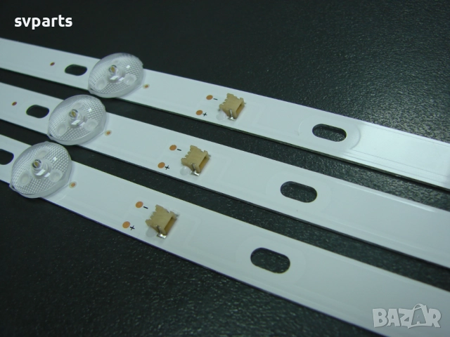 LED ленти за подсветка 43'' HRS_SQY43_3x8_2w_MCPCB 12mm_V1, снимка 3 - Части и Платки - 52208118