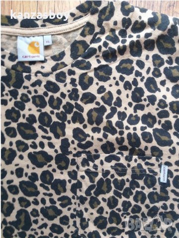 carhartt s/s leopard - страхотна мъжка тениска КАТО НОВА, снимка 5 - Тениски - 32751772