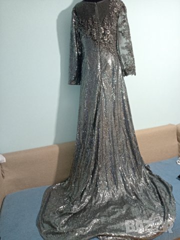 Официална сива рокля L/Xl Нова, снимка 12 - Рокли - 40171724
