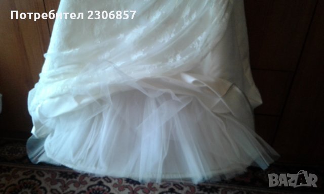 Рокля с белгийска дантела , снимка 6 - Сватбени рокли - 26938819