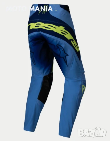 ТОП ЦЕНА Мотокрос Брич Alpinestars 2025 Techstar Melt Pants Yellow Fluo Blue, снимка 4 - Панталони - 50482965