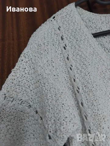 Блузка с къс ръкав и остро деколте NEXT, снимка 3 - Блузи с дълъг ръкав и пуловери - 47651391