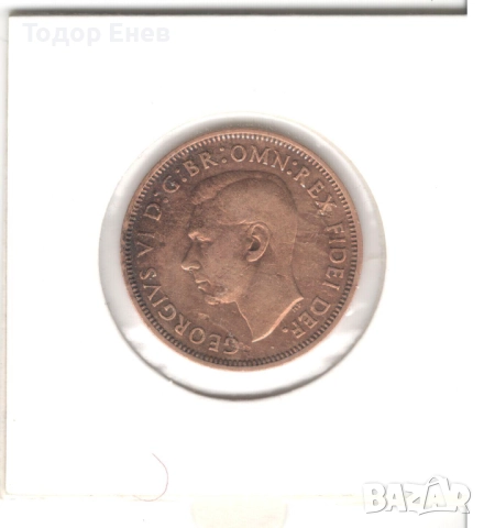 United Kingdom-½ Penny-1951-KM# 868-George VI, снимка 4 - Нумизматика и бонистика - 52558900