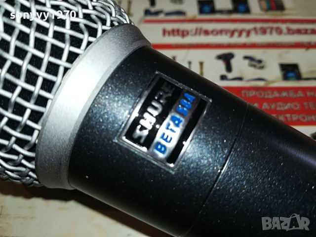 shure beta58a profi mic-без бутон 2404231018, снимка 3 - Микрофони - 40464998