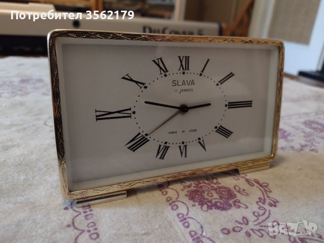 Часовник Слава, снимка 4 - Антикварни и старинни предмети - 43972222
