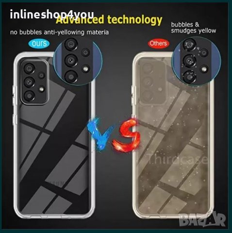 Прозрачен 360° Градуса Кейс за Samsung Galaxy A33 5G Супер Защита, снимка 5 - Калъфи, кейсове - 36594906