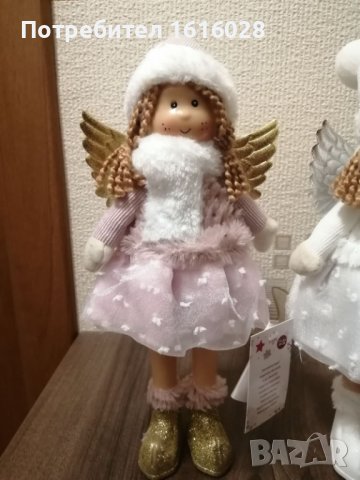 Декорация.Коледни кукли ангелчета., снимка 2 - Кукли - 42964351