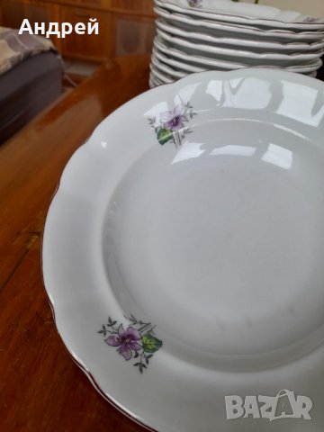 Стара порцеланова чиния,чинии #3, снимка 3 - Антикварни и старинни предмети - 35028400