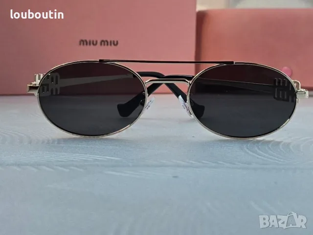 Miu 2024 дамски слънчеви очила елипса, снимка 5 - Слънчеви и диоптрични очила - 38152005