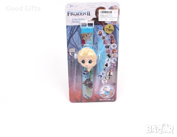 Детски часовник с проектор Замръзналото кралство Елза, снимка 3 - Други - 42948959