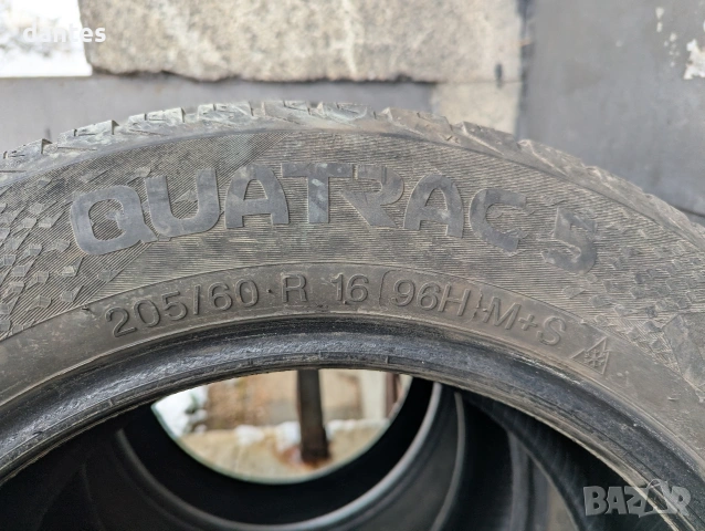 VREDESTEIN QUATRAC 5 Зимни гуми 205/60/16 DOT 2019, снимка 5 - Гуми и джанти - 53572812