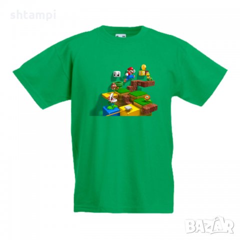 Детска тениска Супер Марио Super Mario Game Scene, снимка 5 - Детски тениски и потници - 33081582