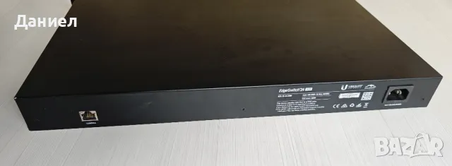 24 портов гигабитов PoE+ switch Ubiquiti EdgeSwitch 24 500W, снимка 4 - Суичове - 49934442