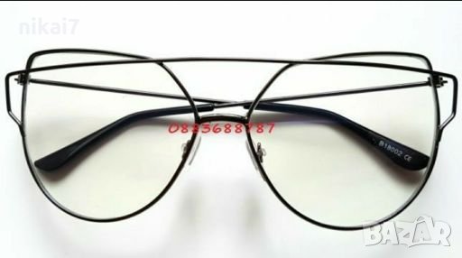 Diior дамски очила котешко око стъкла без диоптър защита UV400, снимка 6 - Слънчеви и диоптрични очила - 28019490
