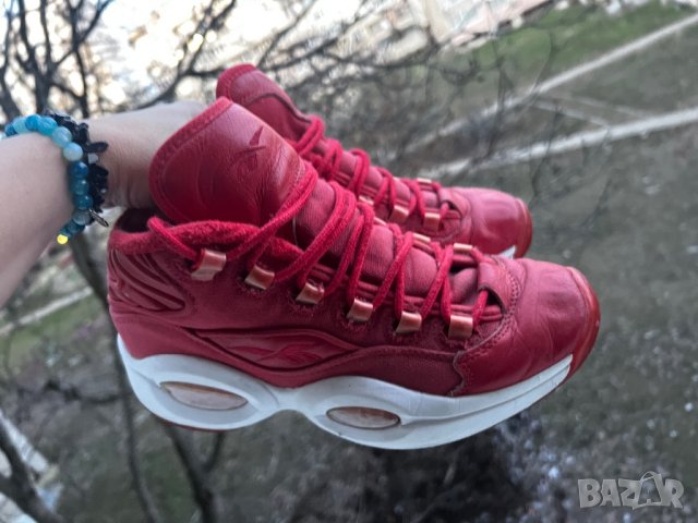 Reebok Question Mid 'Red' — номер 40.5, снимка 2 - Маратонки - 43749076