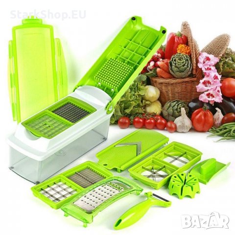 ТОП Nicer Dicer Plus Кухненско ренде 12 части и белачка кутия