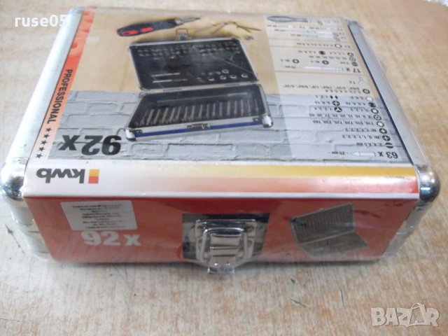 Комплект "KWB" накрайници от 92 части, снимка 5 - Куфари с инструменти - 32251424