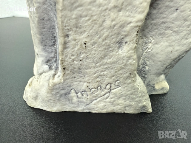 Дизайнерска бронзова скулптура. №7429, снимка 9 - Антикварни и старинни предмети - 51940095