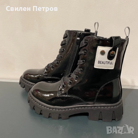 Детски боти - 2 цвята, снимка 3 - Детски боти и ботуши - 52453284