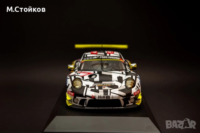 Porsche GT3R Minichamps 1/18, снимка 3 - Колекции - 52675798